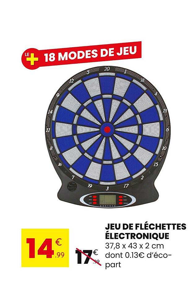 JEU DE FLÉCHETTES ÉLECTRONIQUE