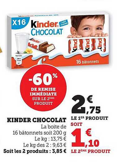 KINDER CHOCOLAT