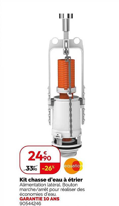 Kit chasse d’eau à étrier