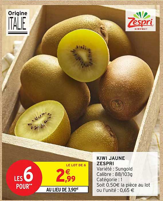 KIWI JAUNE ZESPRI