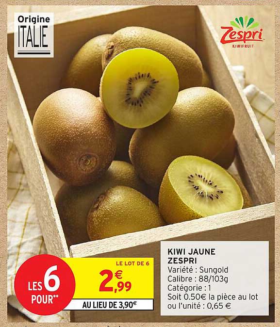 KIWI JAUNE ZESPRI