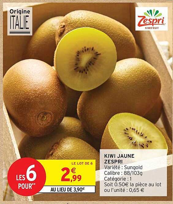 KIWI JAUNE ZESPRI