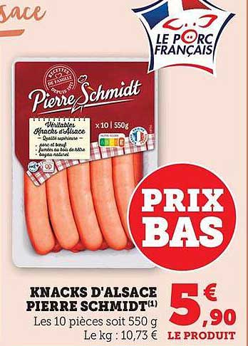 KNACKS D'ALSACE PIERRE SCHMIDT