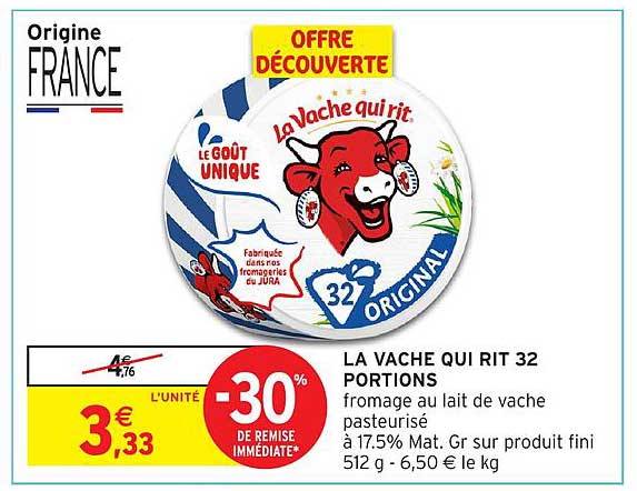 LA VACHE QUI RIT 32 PORTIONS