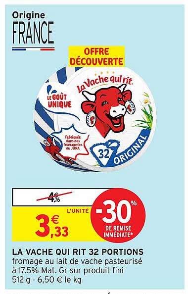 LA VACHE QUI RIT 32 PORTIONS