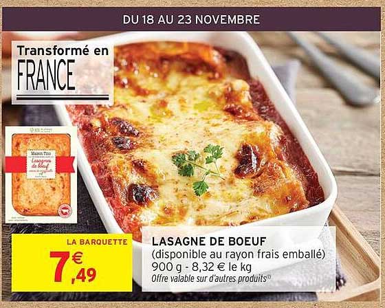 LASAGNE DE BOEUF