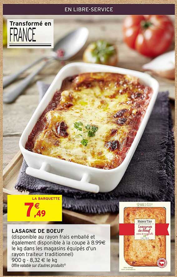 LASAGNE DE BOEUF