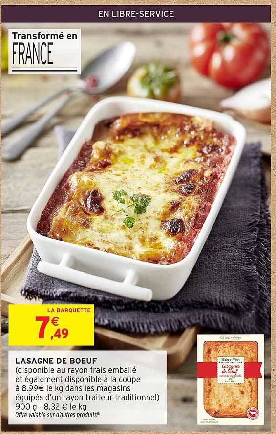 LASAGNE DE BOEUF