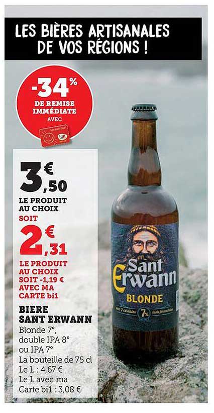 LES BIÈRES ARTISANALES DE VOS RÉGIONS !