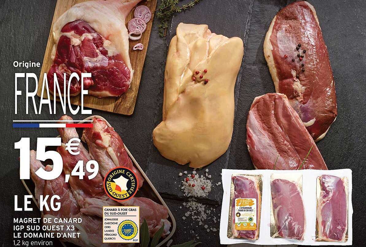 Magret de canard IGP Sud Ouest x3