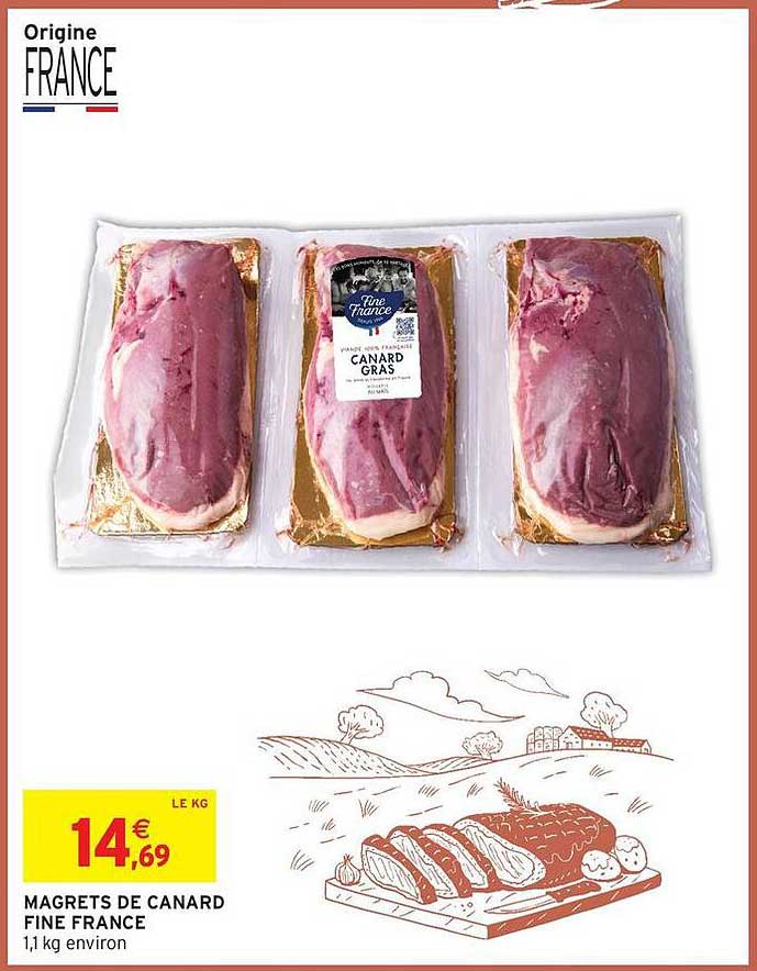 MAGRETS DE CANARD FINE FRANCE