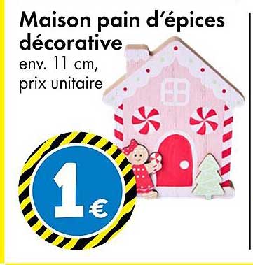 Maison pain d’épices décorative