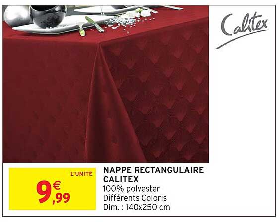 NAPPE RECTANGULAIRE CALITEX