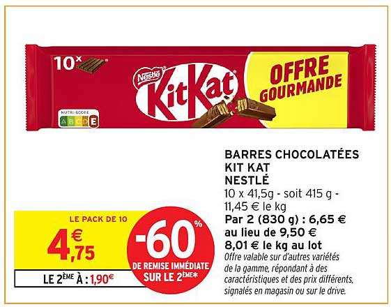 OFFRE GOURMANDE