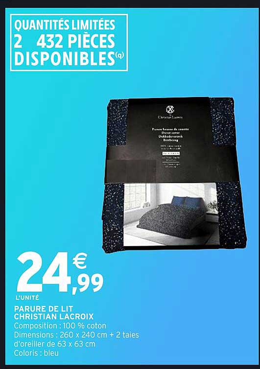 PARURE DE LIT CHRISTIAN LACROIX