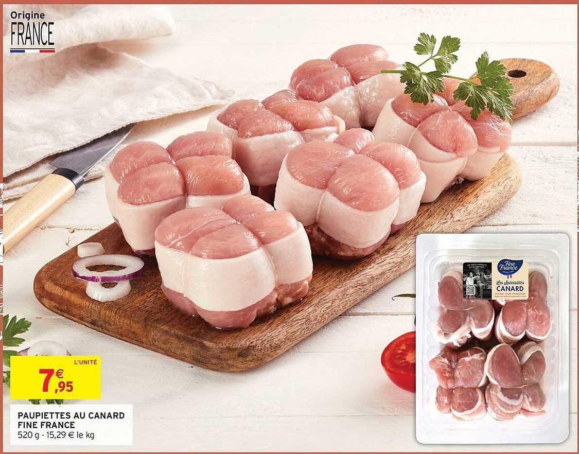 PAUPIETTES AU CANARD FINE FRANCE