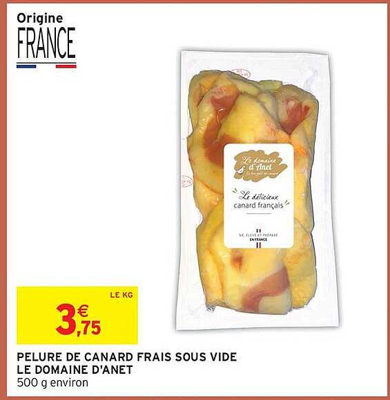 PELURE DE CANARD FRAIS SOUS VIDE - LE DOMAINE D'ANET