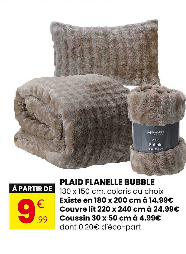 PLAID FLANELLE BUBBLE