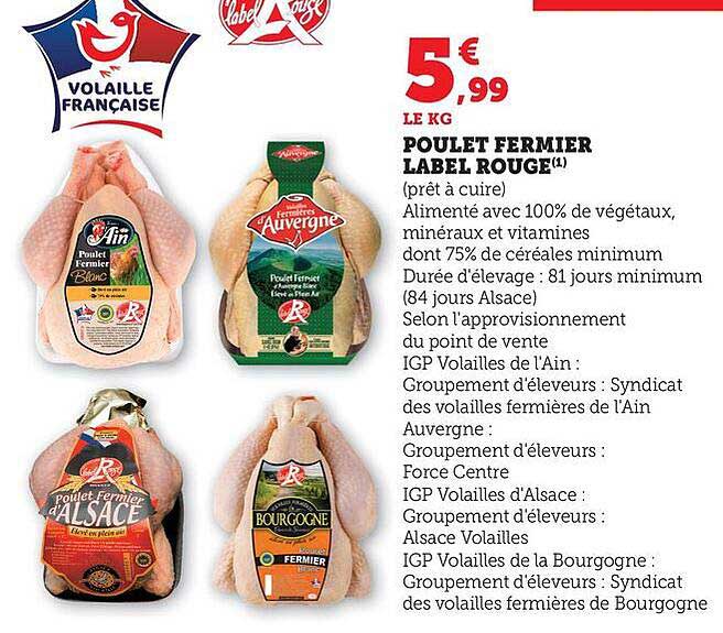 POULET FERMIER LABEL ROUGE