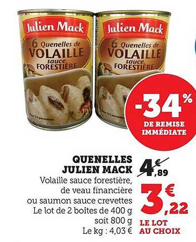 QUENELLES JULIEN MACK