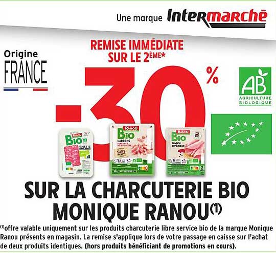 REMISSE IMMÉDIATE SUR LE 2EME* -30 %