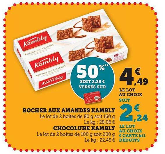 ROCHER AUX AMANDES KAMBLY