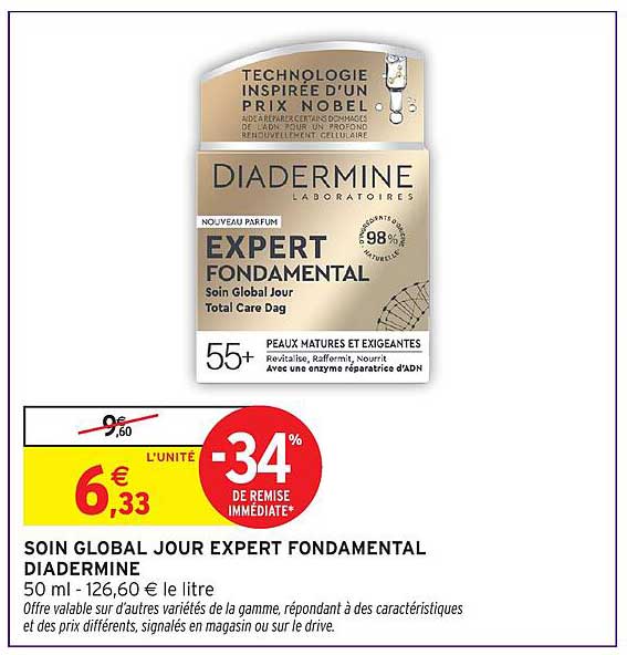 SOINS GLOBAL JOUR EXPERT FONDAMENTAL DIADERMINE