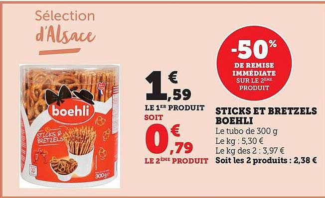 STICKS ET BRETZELS BOEHLI