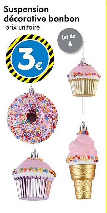 Suspension décorative bonbon