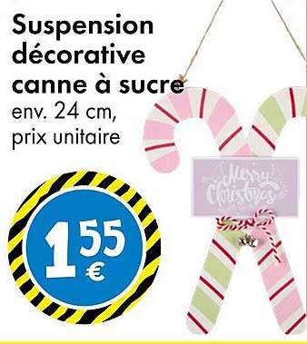 Suspension décorative canne à sucre