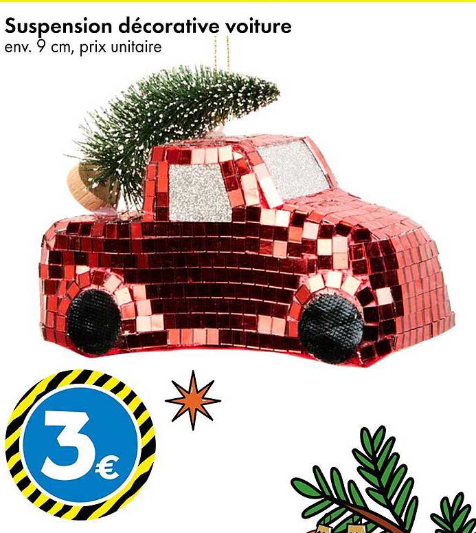 Suspension décorative voiture