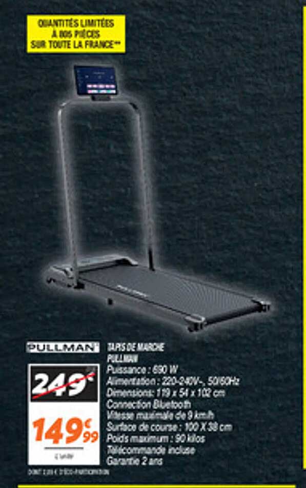 Tapis de marche PULLMAN