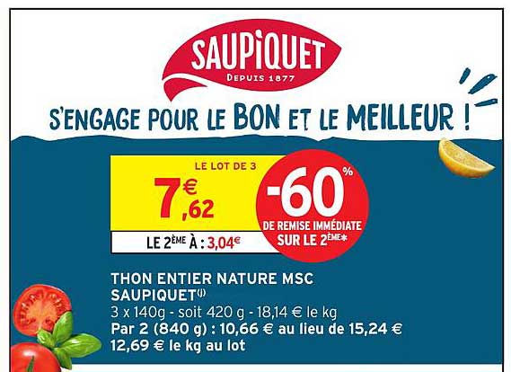 THON ENTIER NATURE MSC SAUPIQUET