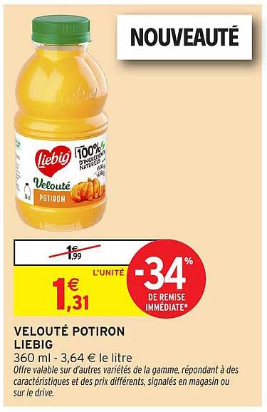 VELOUTÉ POTIRON LIEBIG