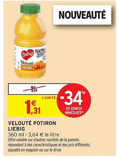 VELOUTÉ POTIRON LIEBIG