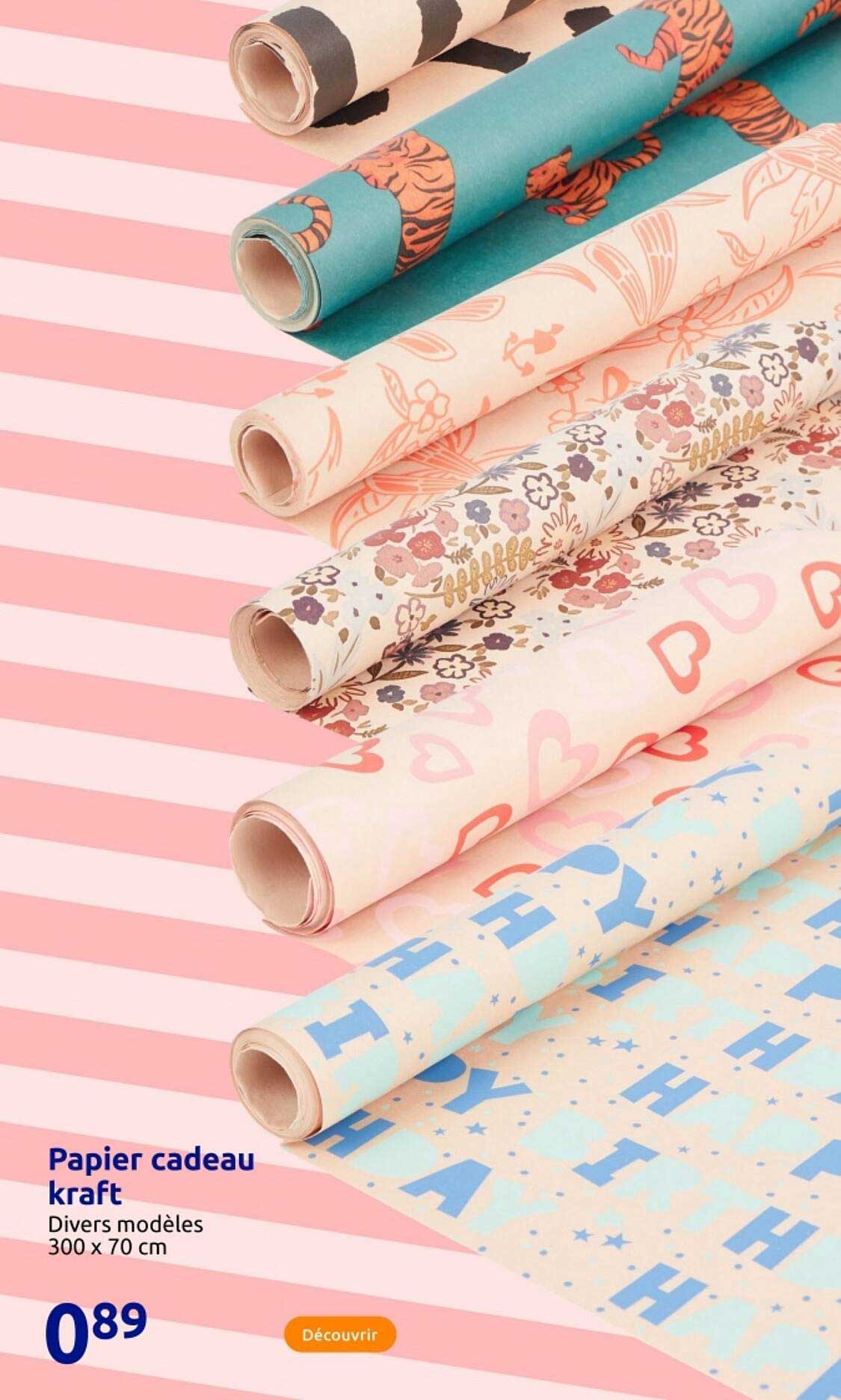 Papier cadeau kraft