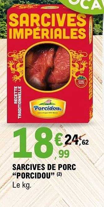 SARCIVES DE PORC “PORCIDOU”