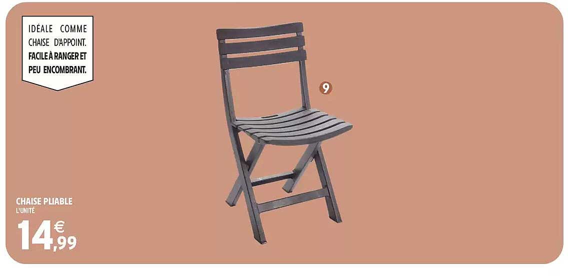 CHAISE PLIABLE