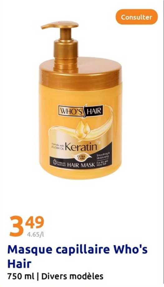 Masque capillaire Who's Hair