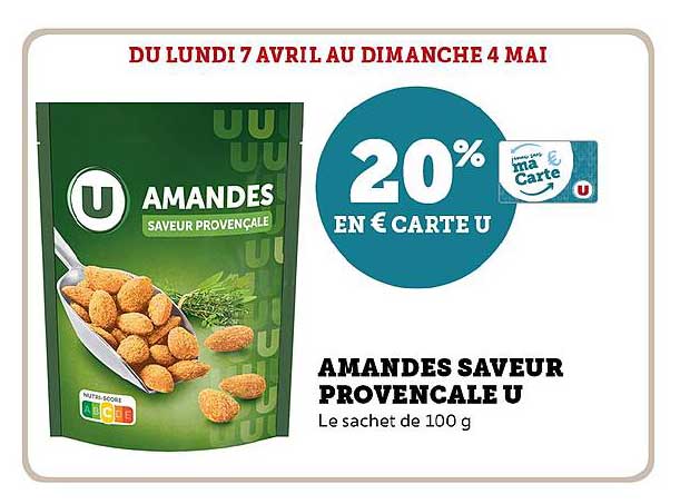 AMANDES SAVEUR PROVENÇALE U