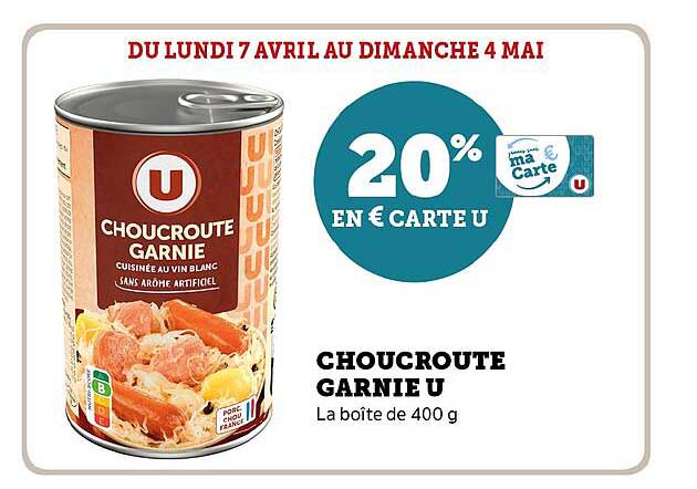 CHOULCROUTE GARNIE U