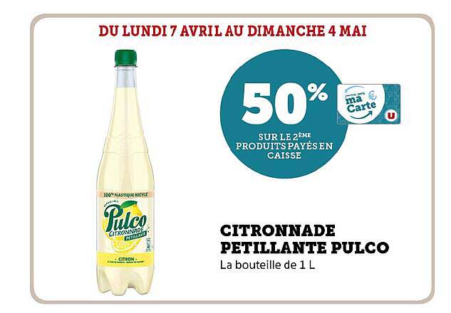 CITRONNADE PETILLANTE PULCO