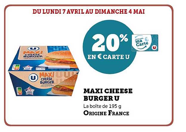 MAXI CHEESE BURGER U