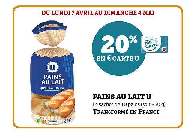 PAINS AU LAIT U