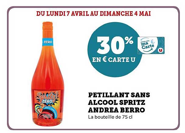 PETILLANT SANS ALCOOL SPRITZ ANDREA BERRO