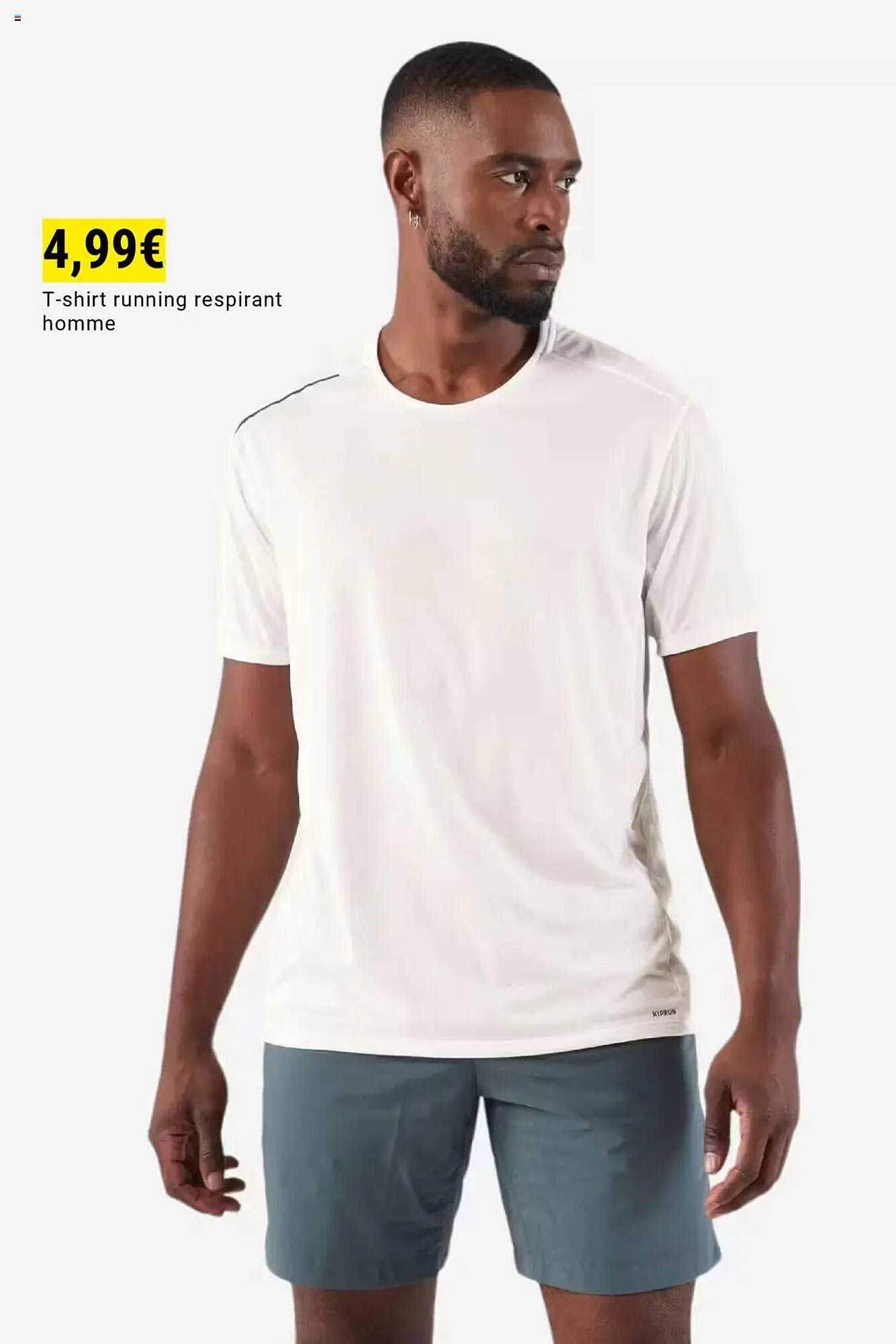 T-shirt running respirant homme