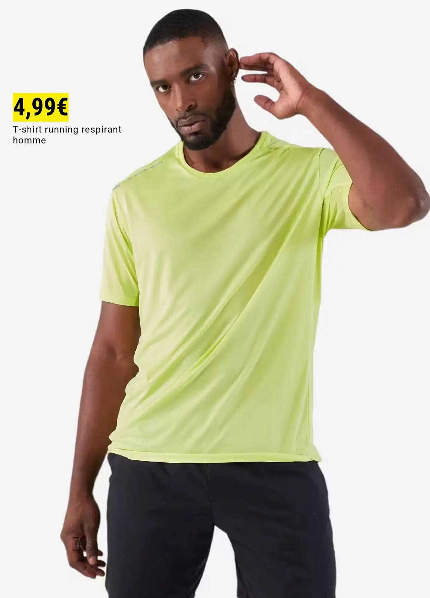 T-shirt running respirant homme