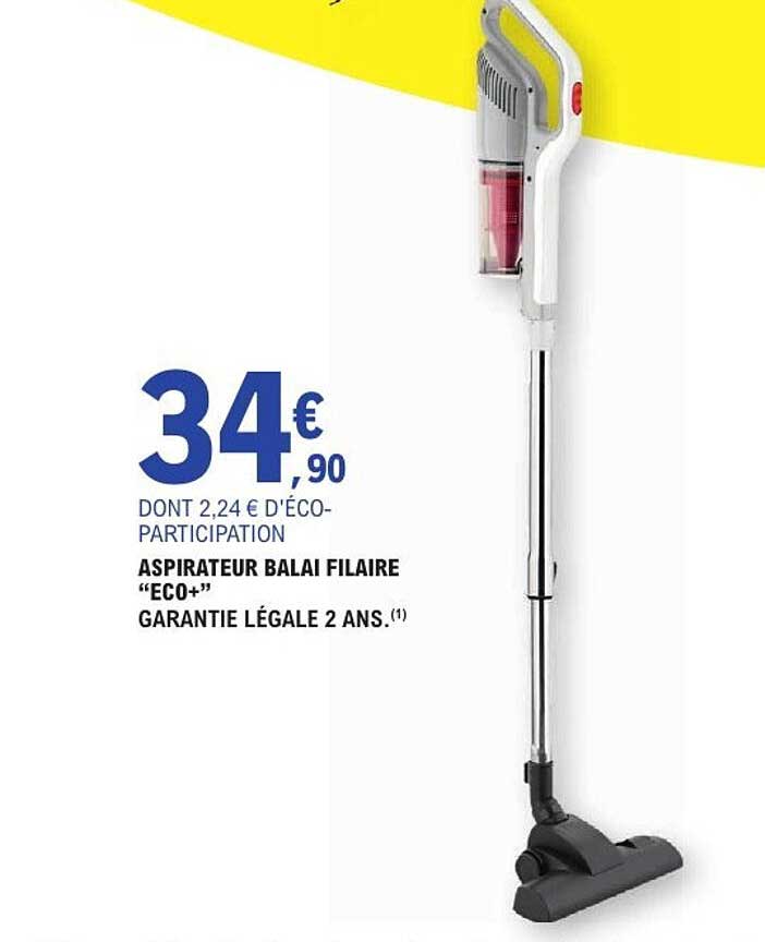 ASPIRATEUR BALAI FILAIRE “ECO+”
