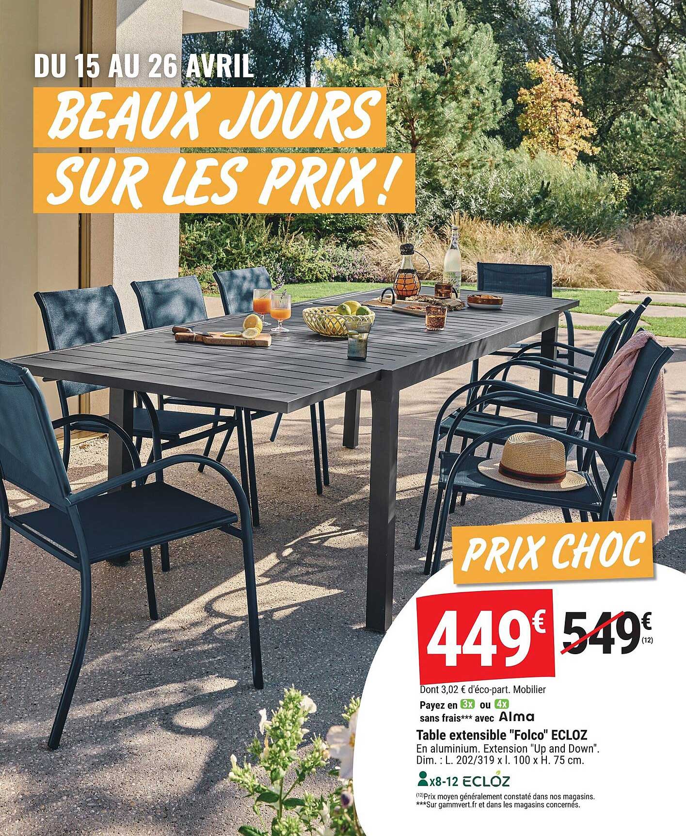 Promo Table Extensible 