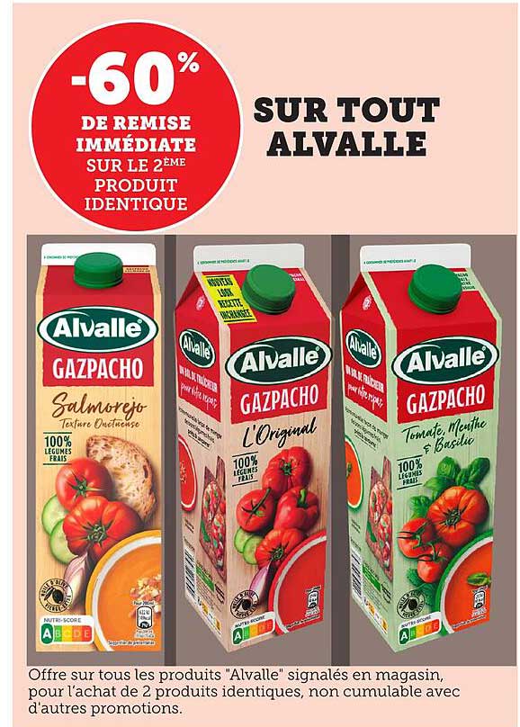-60% DE REMISE IMMÉDIATE SUR LE 2ÈME PRODUIT IDENTIQUE